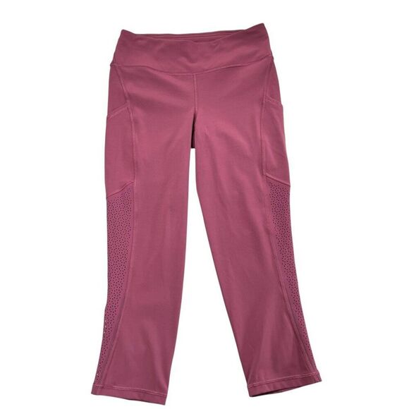 Lululemon Ready to Race Crop 21" Inseam Moss Rose Size 6 - Picture 1 of 7